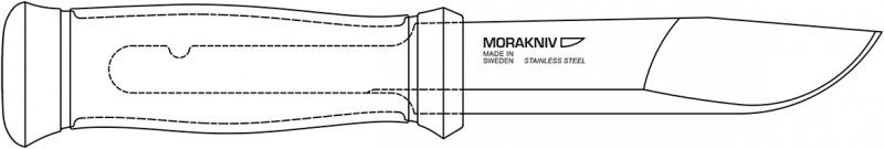 Mora Outdoor 2000 messer oliv