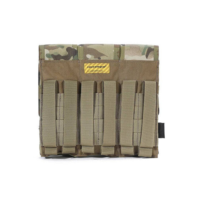 Emersongear Battlefield Dreifach-Magazintasche 7.62, schwarz 500D