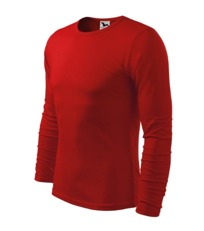 Malfini Fit-T LS herren-Langarm-T-shirt, rot