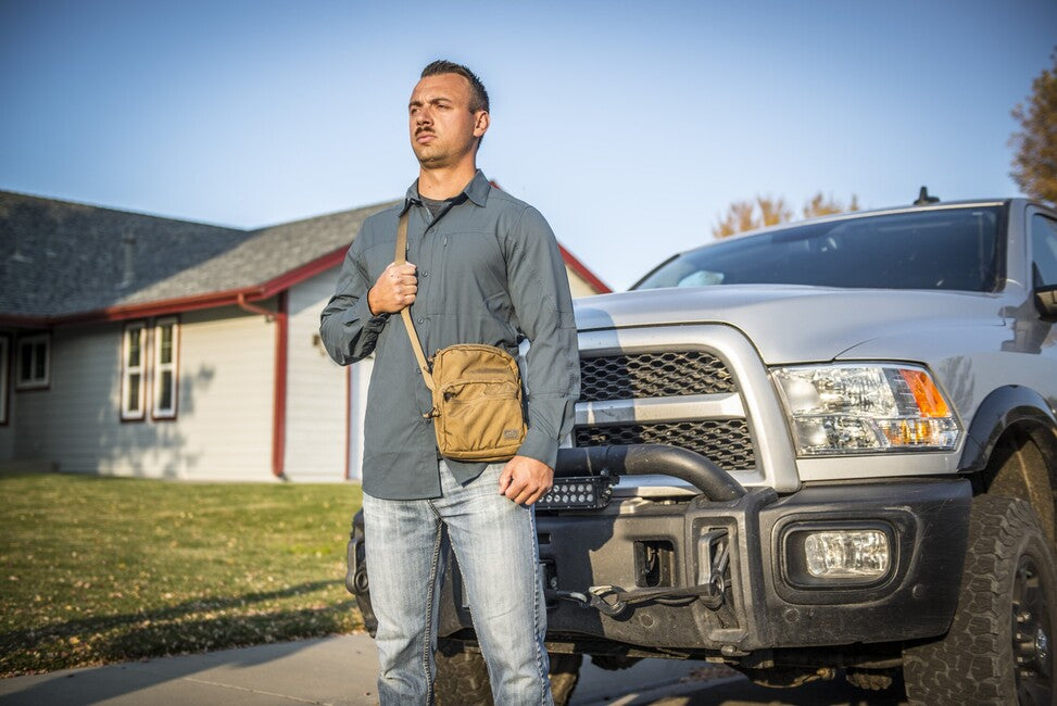 Helikon-Tex Kompakte EDC Schultertasche - Coyote