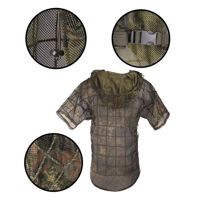 Mil-Tec Ghillie Scharfschützen-Umhang, fleckentarn