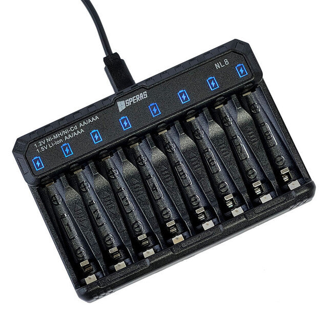 Speras NL8 Batterieladegerät