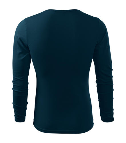 Malfini Fit-T langärmliges T-shirt 160g/m2, dunkelblau