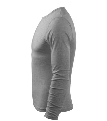 Malfini Fit-T langärmliges T-shirt 160g/m2, grau