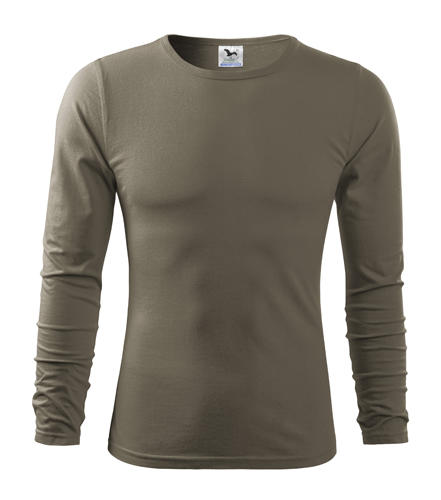 Malfini Fit-T langärmliges T-shirt, army, 160g/m2