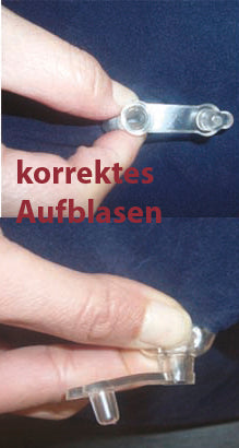 Origin Outdoors Aufblasbares Nackenkissen blau
