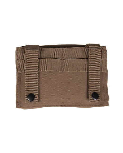 Mil-Tec Hülle klein LASER CUT horizontal MOLLE dark coyote