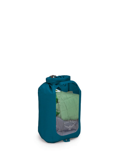 OSPREY Dry Sack DRY SACK 12 W/WINDOW, waterfront blue