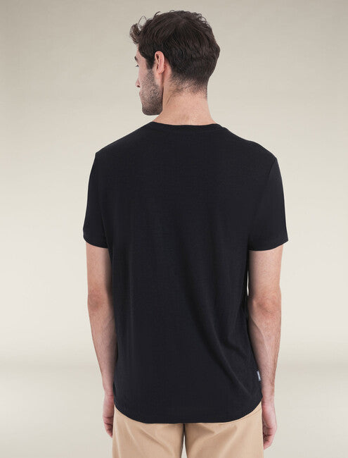 Icebreaker 150 Tech Lite III herren Merino Kurzarm T-shirt, schwarz