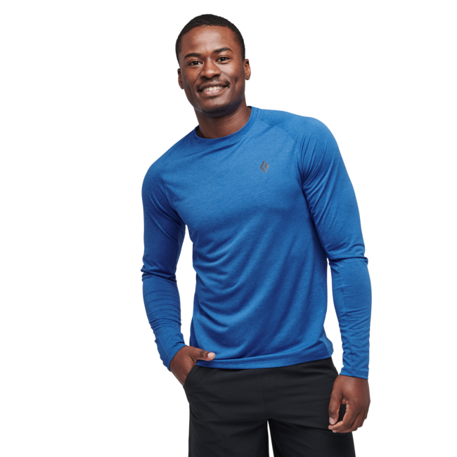 Black Diamond Lightwire Tech herren langarm-T-shirt, drifter blue