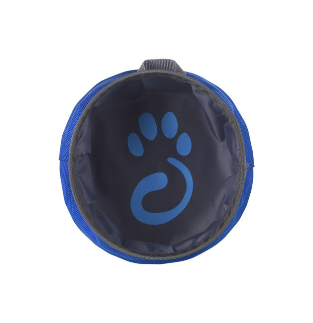 Mountain Paws Wassernapf für Hunde zusammenklappbar S blau