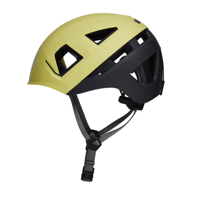 Black Diamond Capitan kletterhelm, zitronengras-schwarz