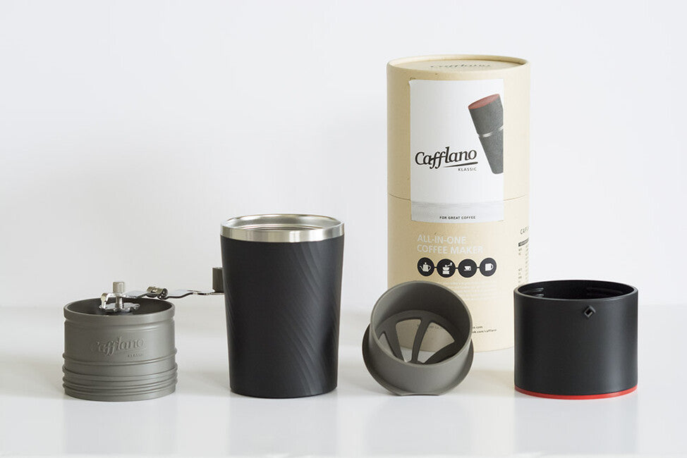 Cafflano Klassic kaffeemaschine, schwarz