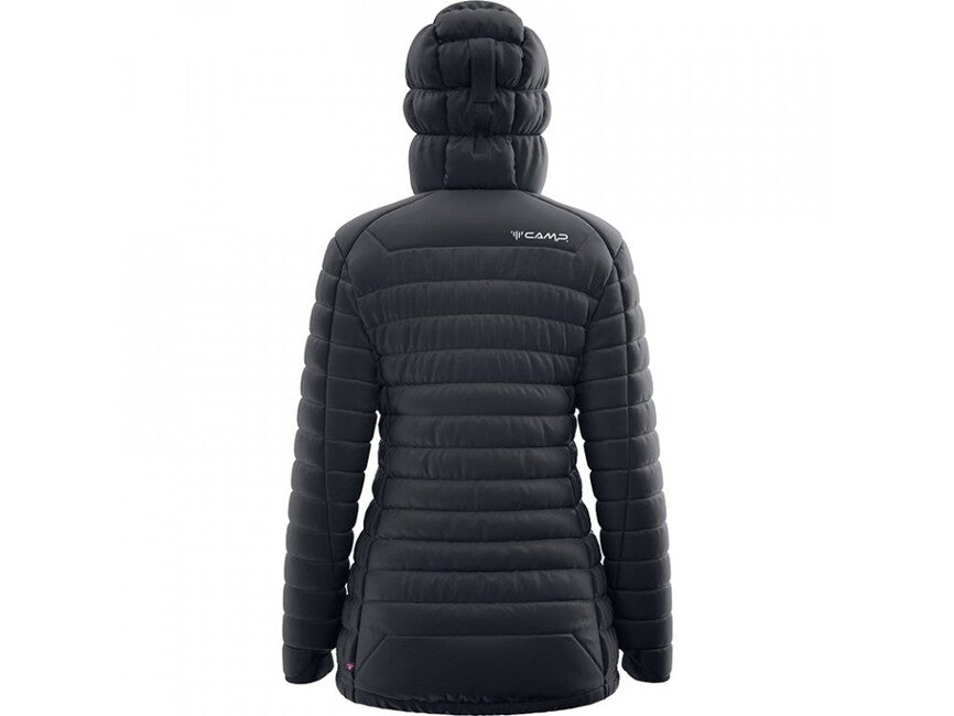 Camp Protection Jacket Lady damen daunenjacke, mangenta / grau