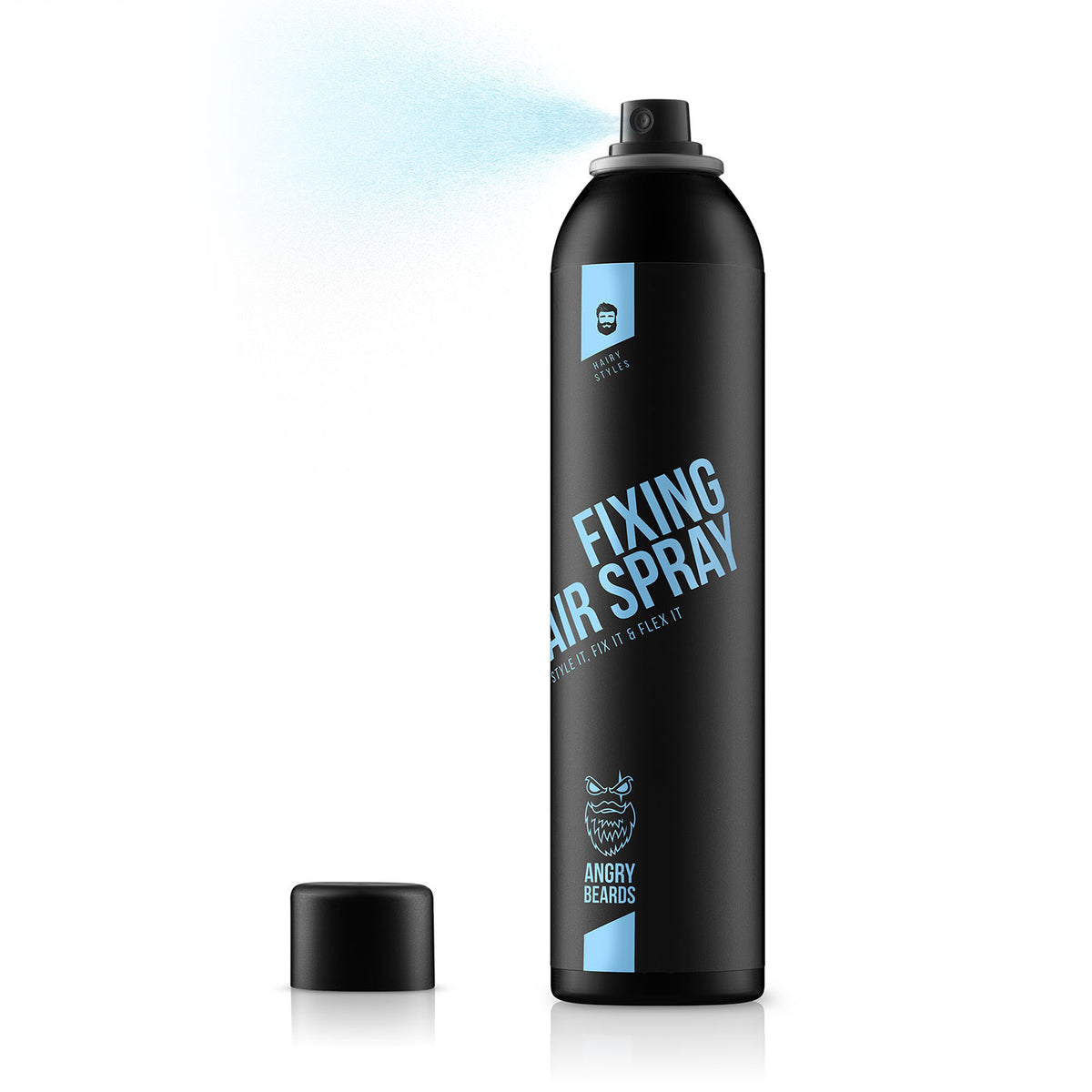 Angry Beards Hairy Styles fixujúci lak pre chlapov, 300 ml