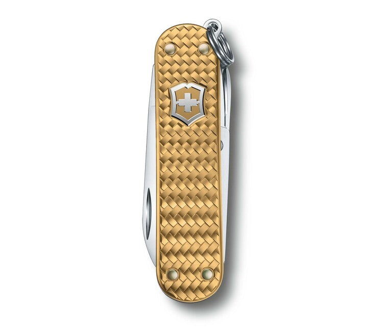 Victorinox Classic SD Precious Alox Brass Gold multifunkčný nôž 58mm, zlatá mosadz