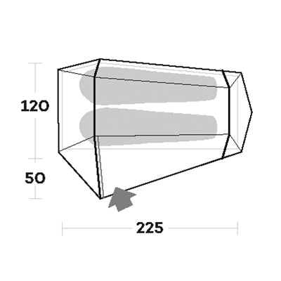 Ferrino Lightent Pro tent für 2 personen, oliv