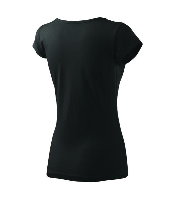 Malfini Pure damen-T-shirt, schwarz, 150g/m2
