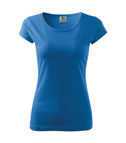 Malfini Pure damen-T-shirt, hellblau, 150g/m2