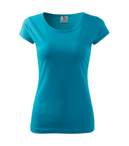 Malfini Pure damen-T-shirt, türkis, 150g/m2
