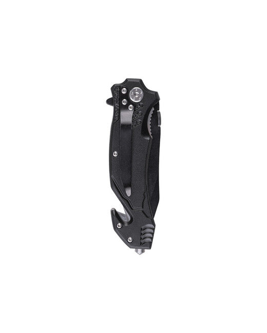Mil-Tec einhandmesser 'fire brigade' schwarz