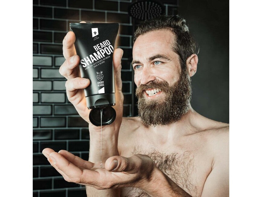 Angry Beards Jack Saloon bart und schnurrbart shampoo 150 ml