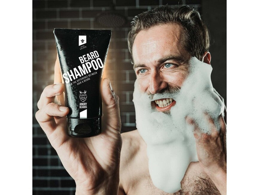 Angry Beards Jack Saloon bart und schnurrbart shampoo 150 ml