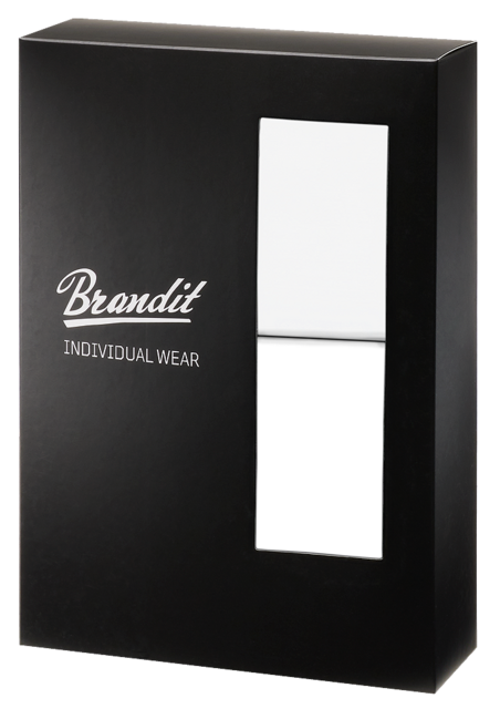 Brandit Boxershorts mit Logo 2tlg., weiß-weiß