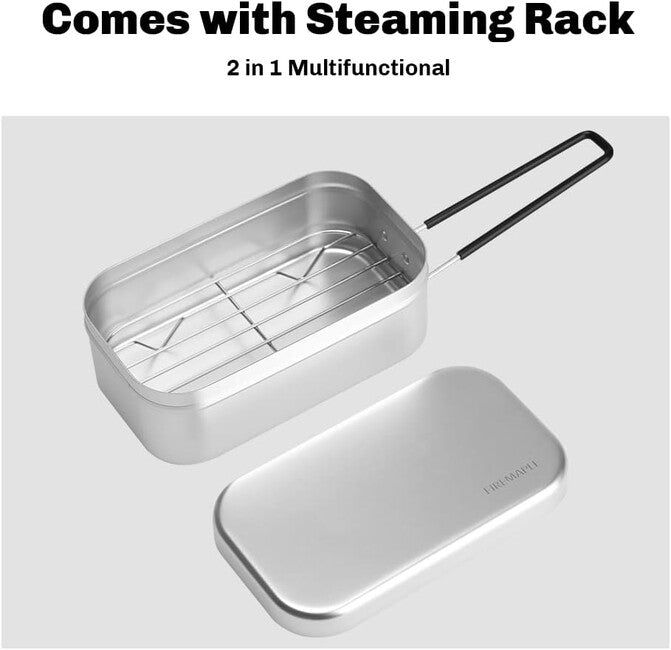 Fire Maple Aluminium lunchbox mit deckel 800 ml, frost