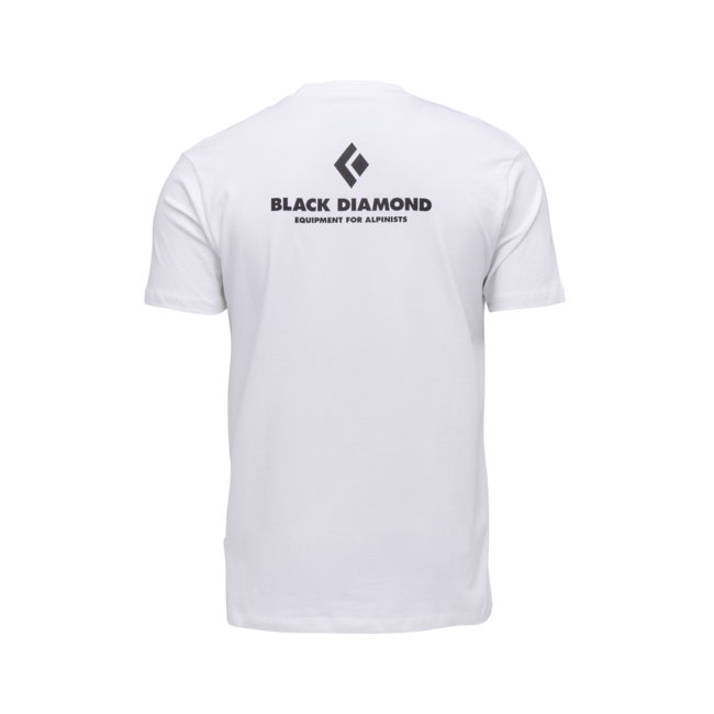 Black Diamond herren Kurzarm-T-shirt Ausrüstung für Alpinisten, weiß