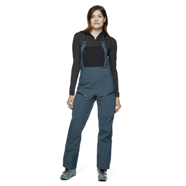 Black Diamond Recon Stretch damen-Latzhose, azurit