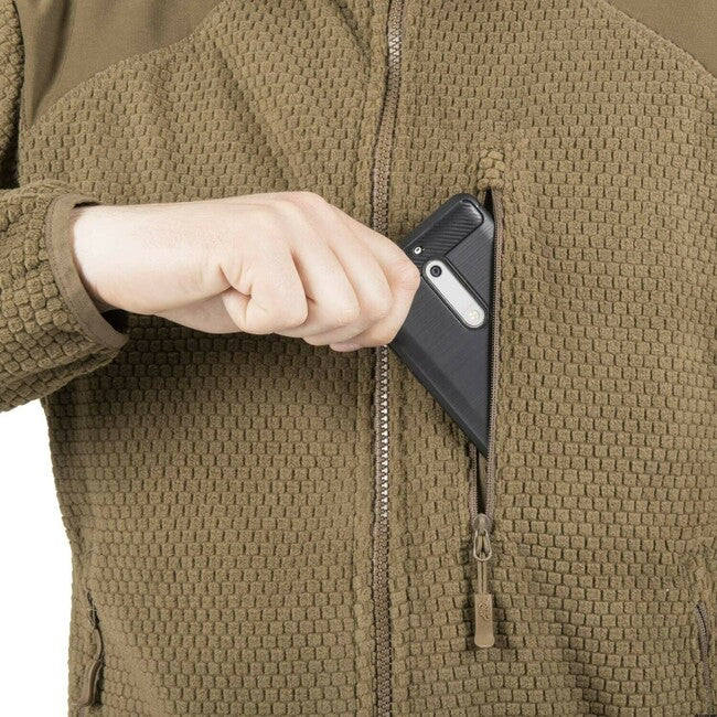 Helikon Alpha taktische Vliesjacke, coyote