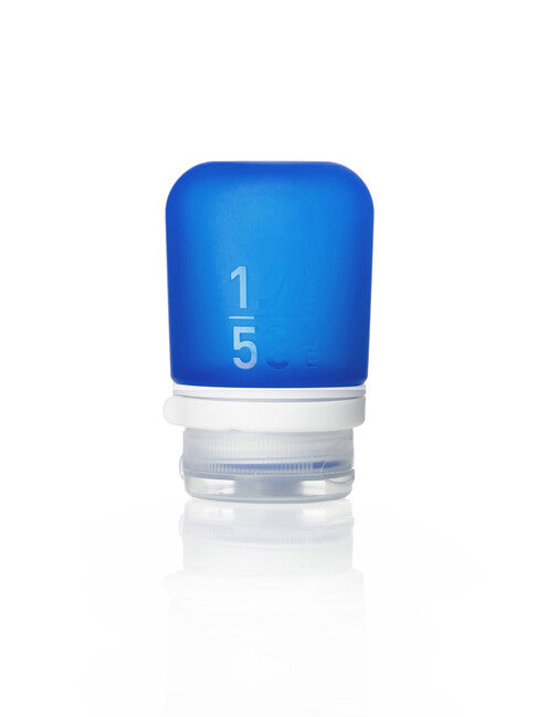 Humangear GoToob+ Silikon Reiseflasche / Behälter ' 53 ml dunkelblau