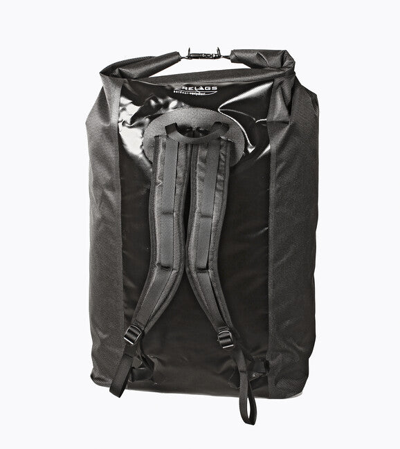 BasicNature Duffelbag wasserdichter rucksack duffel bag für schwere transporte und abenteuer 180 l, schwarz