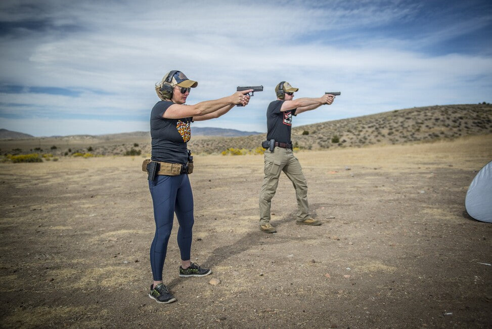 Helikon-Tex Wettkampf Schießgurt - Schwarz / Rot A