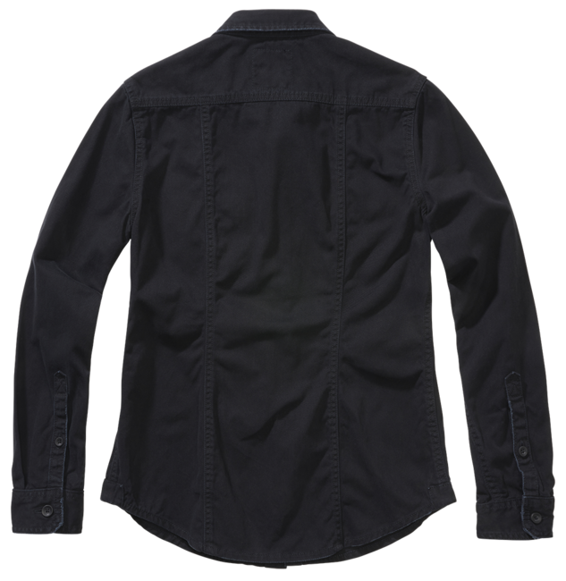 Brandit Vintage langarm-shirt, schwarz