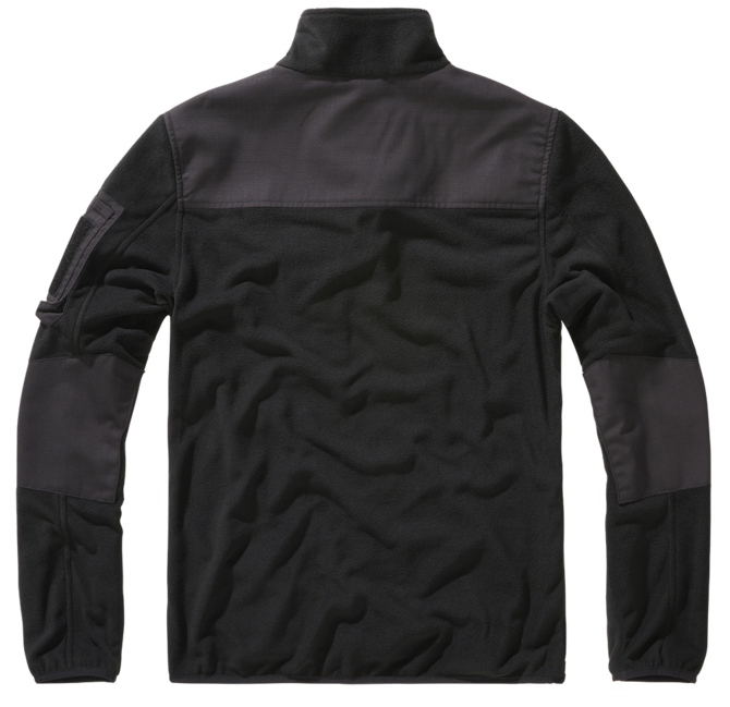 Brandit Ripstop Fleece-Kapuzenpullover, schwarz