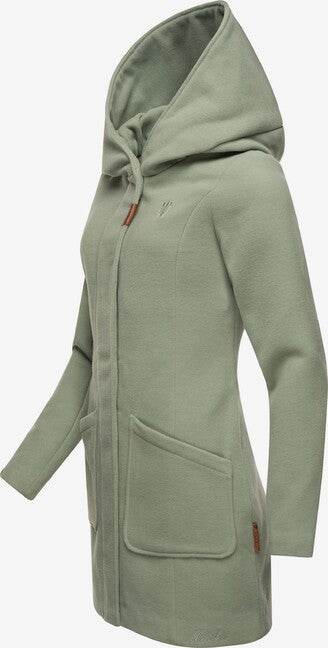 Marikoo MAIKOO damen-Wintermantel mit Kapuze, smokey mint
