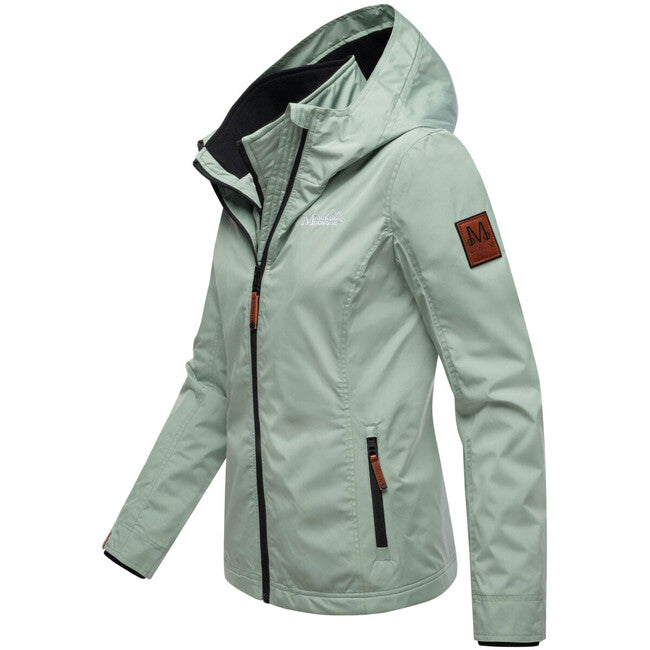Marikoo Erdbeere Übergangsjacke mit Kapuze, smokey mint