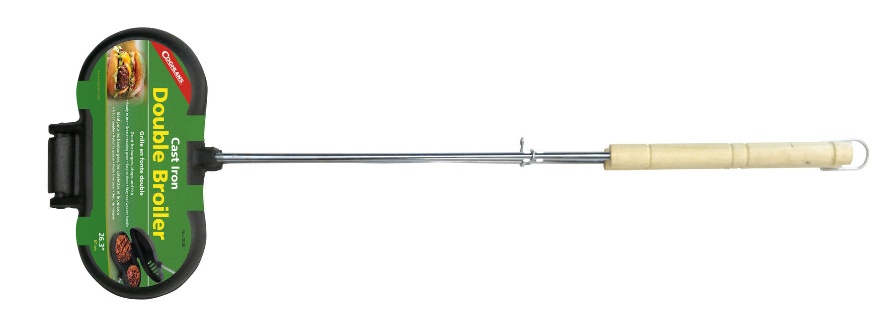 Coghlans Iron Doppelter Grill für Burger