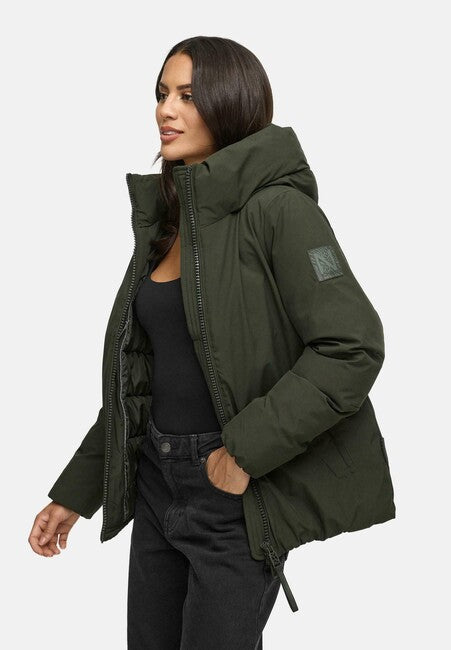 Navahoo Blutenlicht 14 damen Winterjacke, dunkeloliv