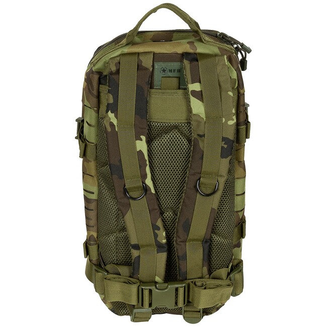 MFH Assault I Laser rucksack, m 95 cz camo