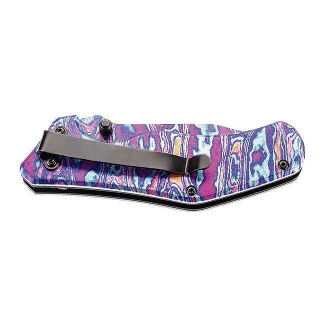 Herbertz Einhandtaschenmesser 7,5cm, aluminium, farbig