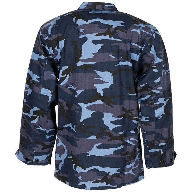 MFH Amerikanische Feldbluse BDU, himmelblau