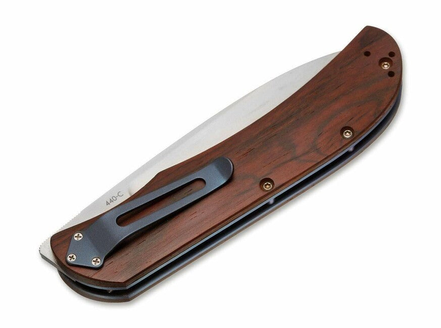 BÖKER Plus Exskelibur I taschenmesser 8,9 cm, cocobolo holz, titan