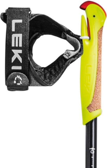 LEKI Lyziarske palice XTA 6.5 Vario Jr., cierno-bielo-neonovozlta, 125 - 145 cm