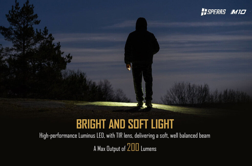 Speras M10 taschenlampe Klein EDC 200LM