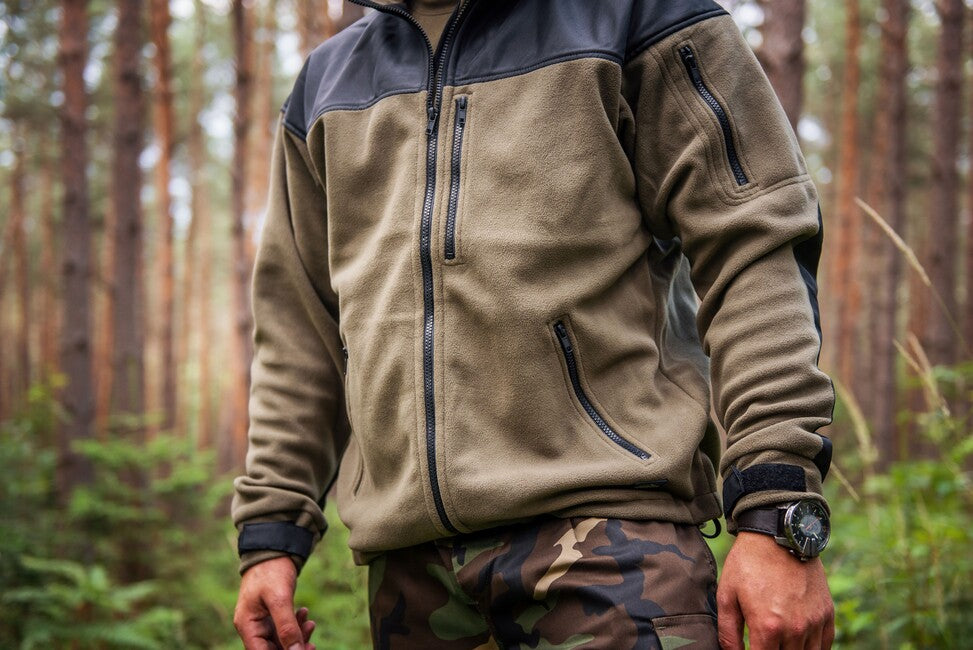 Helikon-Tex Classic Army fleecejacke verstärkt 300g/m2, olivgrün-schwarz