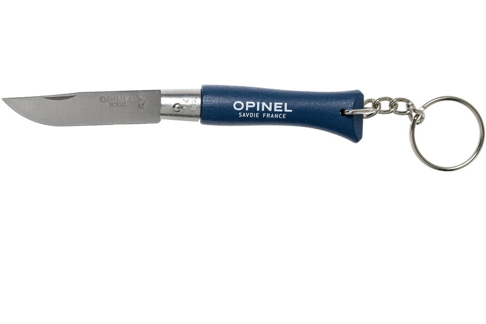 Opinel N°04 Klappmesser für Schlüssel dunkelblau