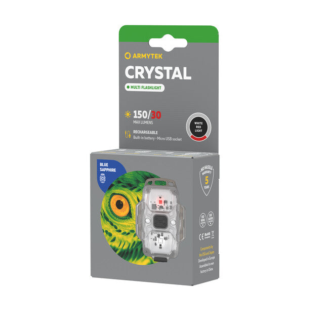 ArmyTek F07001B Crystal Blue Tragbare taschenlampe LED blau, transparent